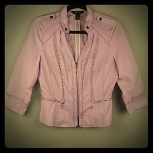 White House Black Market Purple Jacket